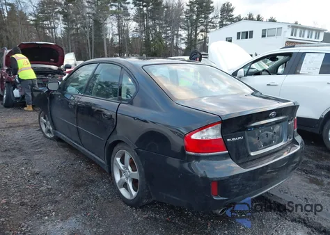 2008 Subaru Legacy 2.5I from USA, damaged, VIN 4S3BL616387204669